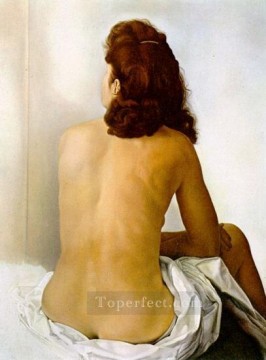  mirror Works - Gala Nude From Behind Looking in an Invisible Mirror 1960 Surrealism